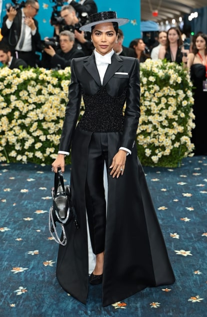 Mona Patel Wows in Rene Caovilla Custom Pumps at MET Gala 2025