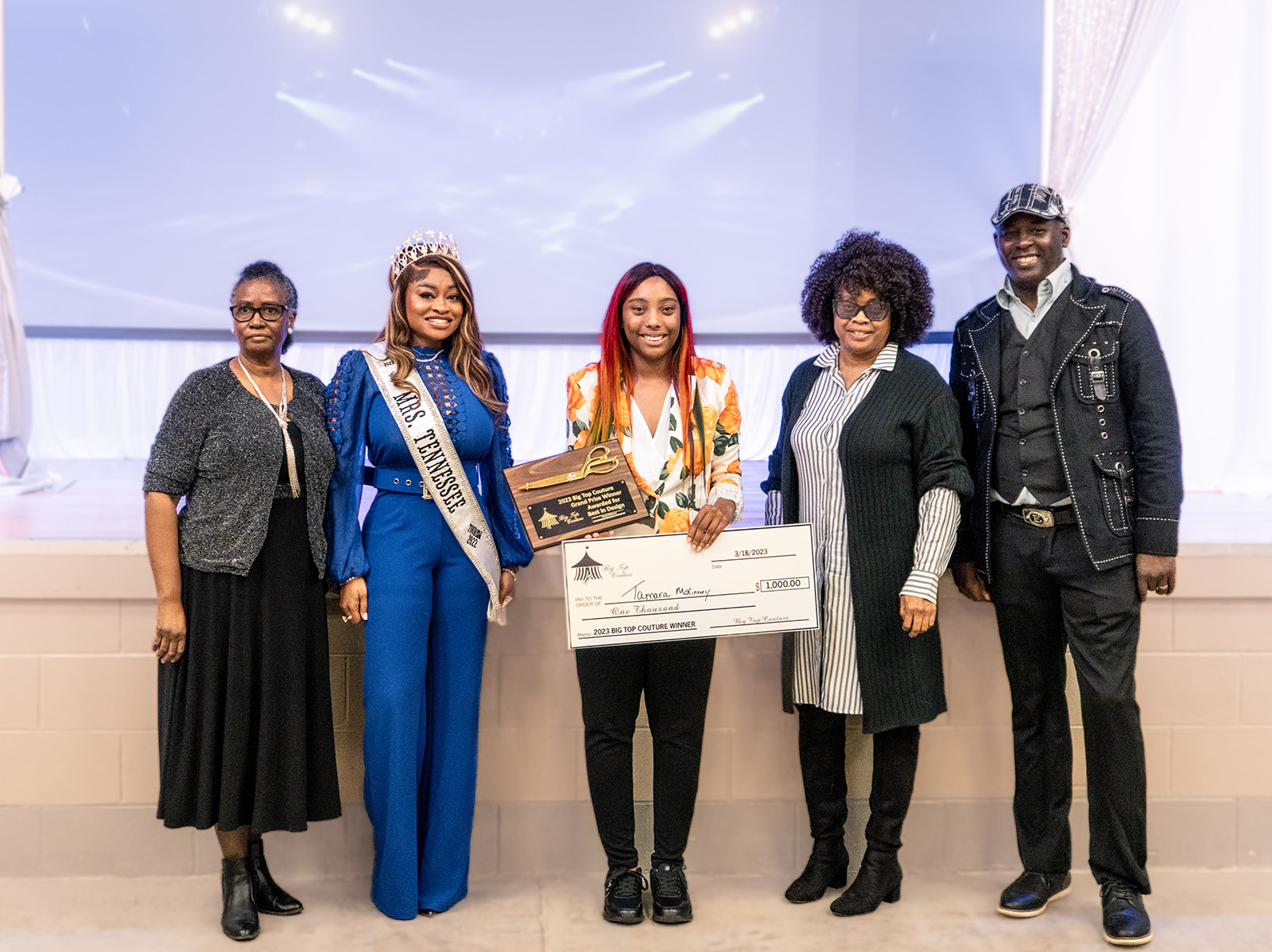 Tamara Mckinney of Greenville, NC wins Fashion Design Award in Clinton, NC