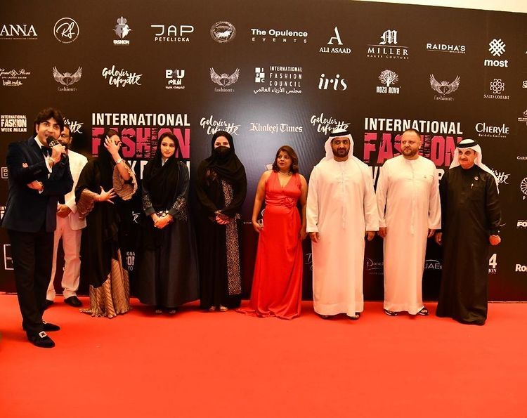 Luxury Red Carpet Event in International Fashion Week Dubai Season 12 Spring-Summer 2022
