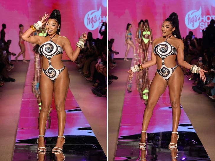 Megan Thee Stallion Kicks Off 'Hot Girl Summer' ... In Bikini-Clad Fashion Show!!!