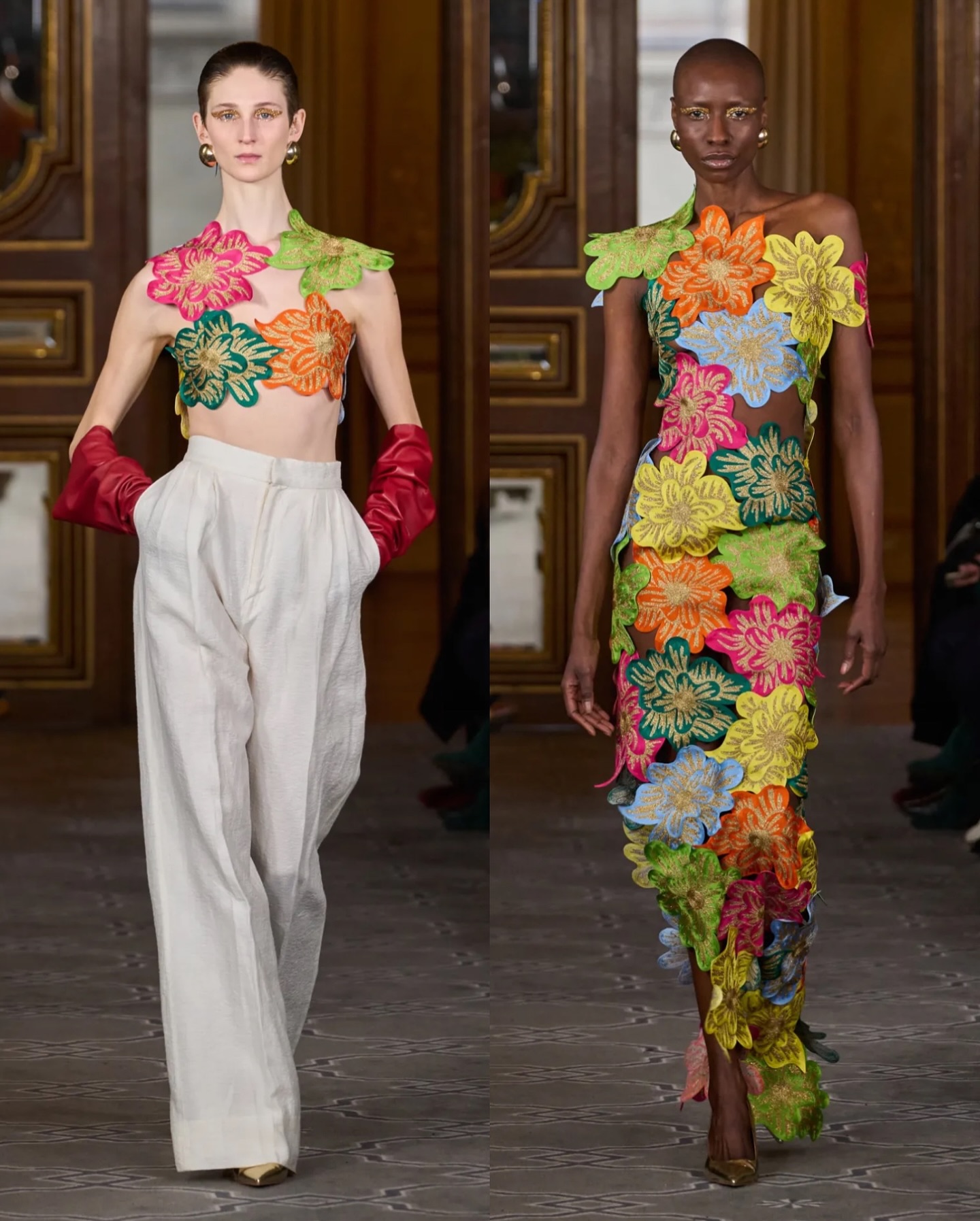 Ayissi's Floral Couture Fuses Continent and Capital at fall couture show